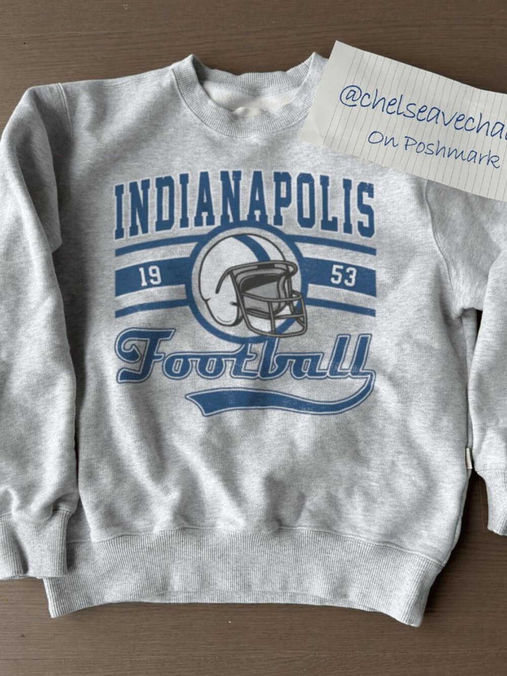 Vintage Indianapolis Football Shirt, 1953 Indianapolis Colts Football Shirt Tee